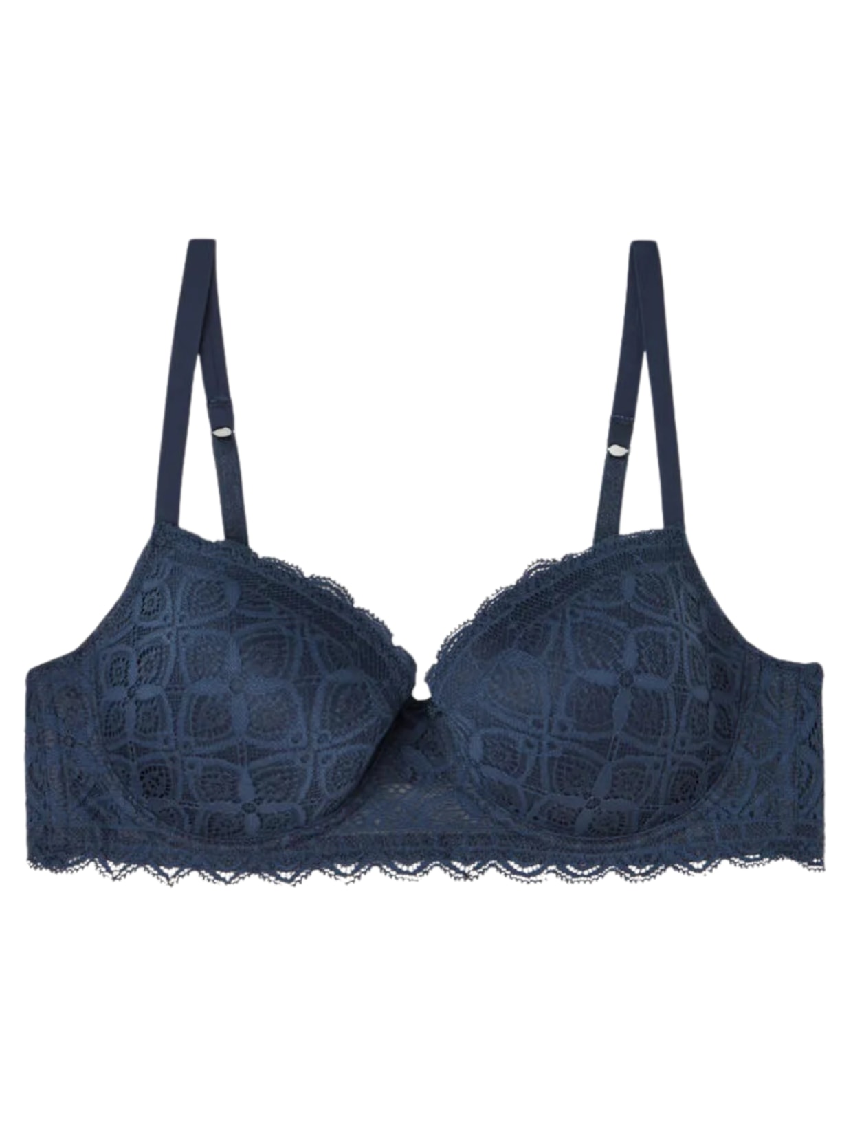 Sutiã Balconette Sofia Em Renda - Azul