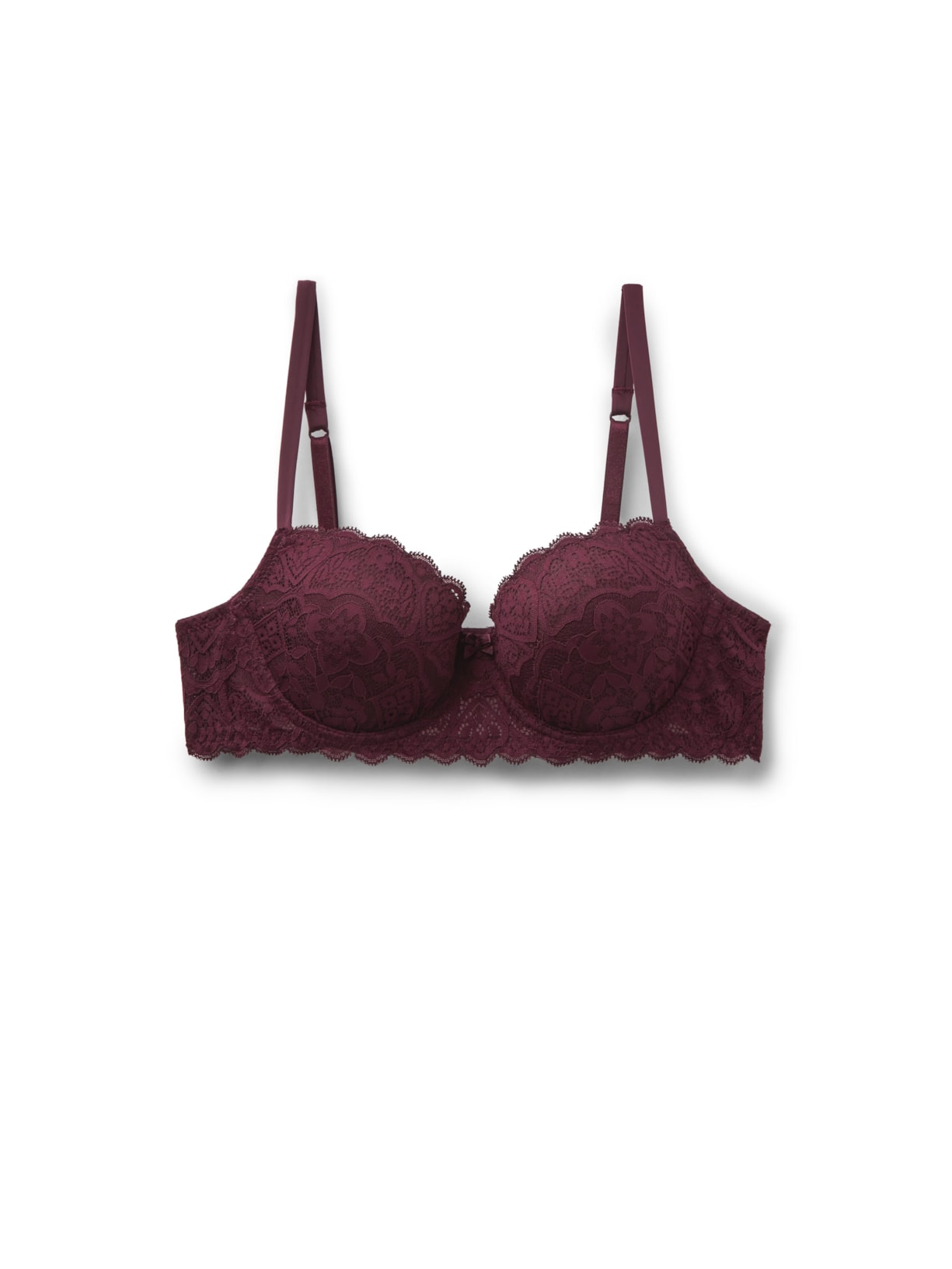Sutiã Balconette Sofia Em Renda Bordô Intimissimi
