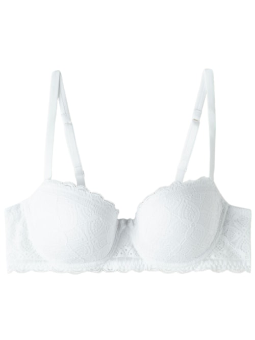 Sutiã Balconette Sofia Em Renda - Branco