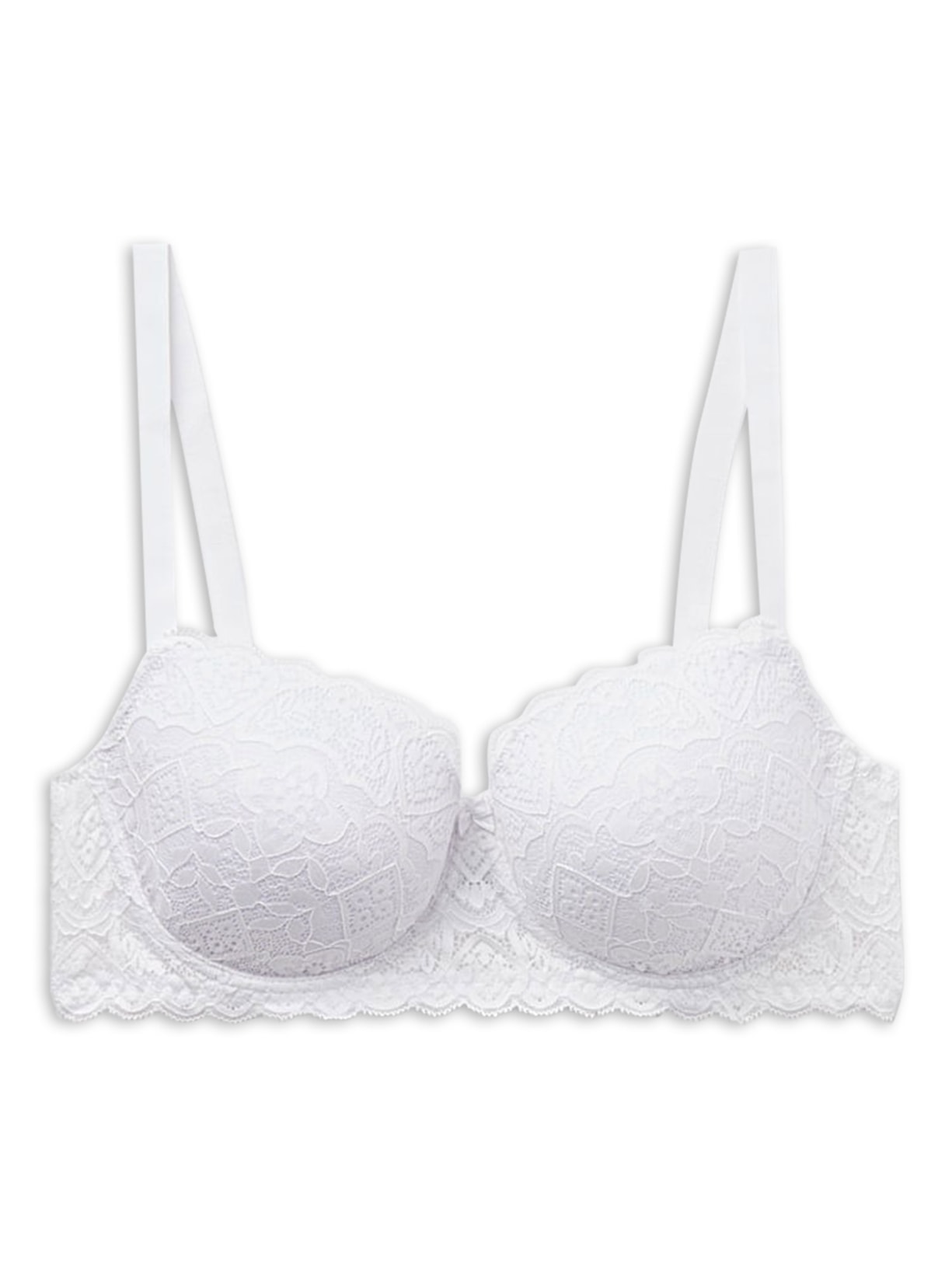 Sutiã Balconette Sofia Em Renda Branco Intimissimi