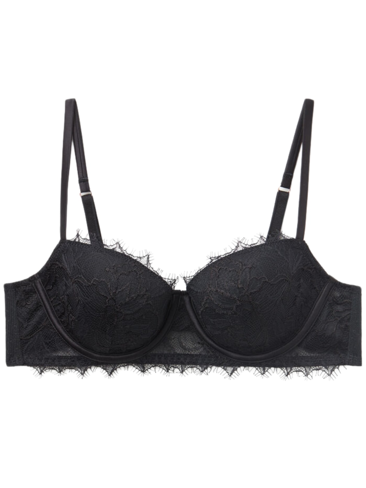 Sutiã Balconette Sofia Em Renda Her Beauty - Preto