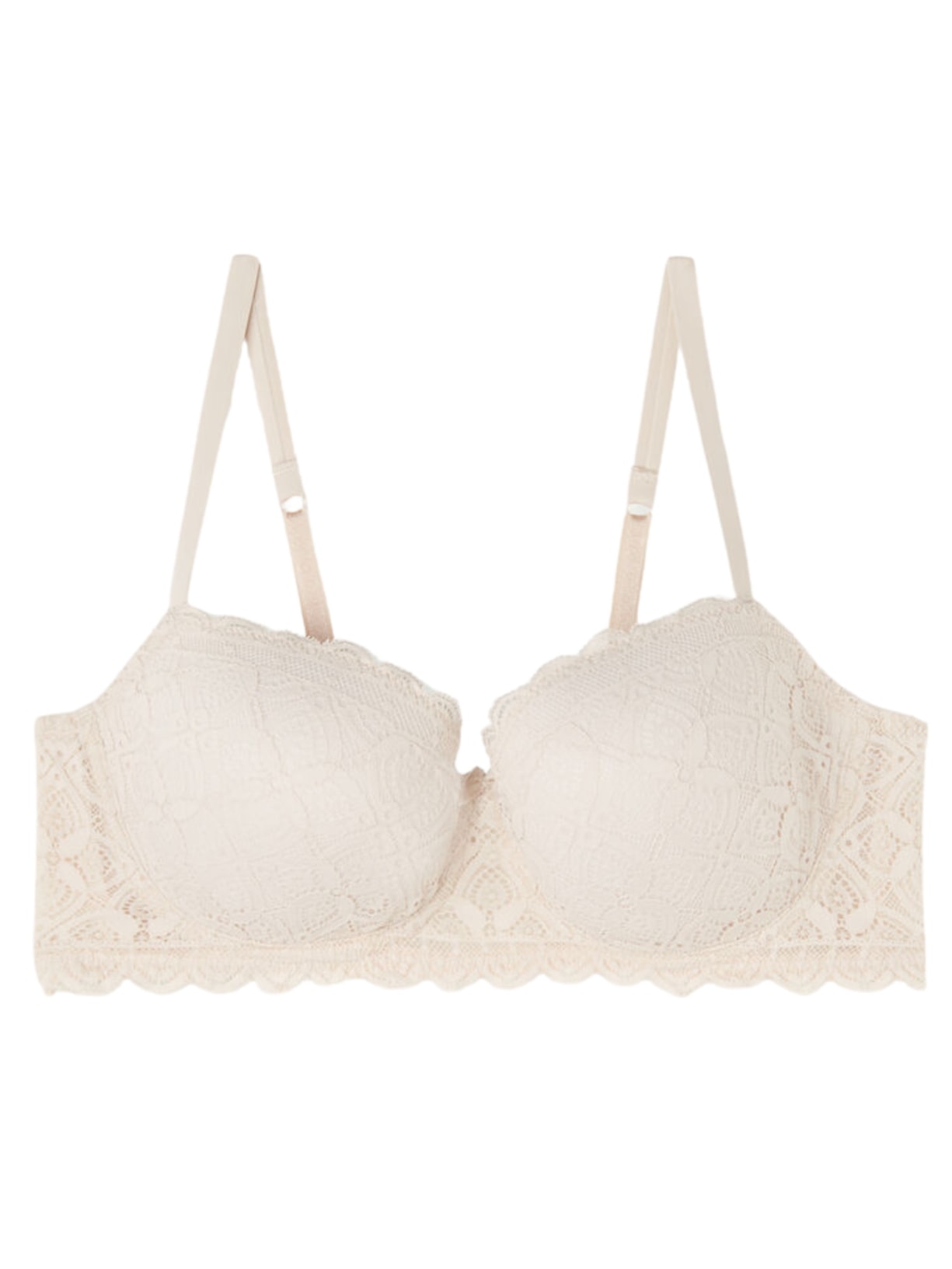 Sutiã Balconette Sofia Em Renda - Off-White