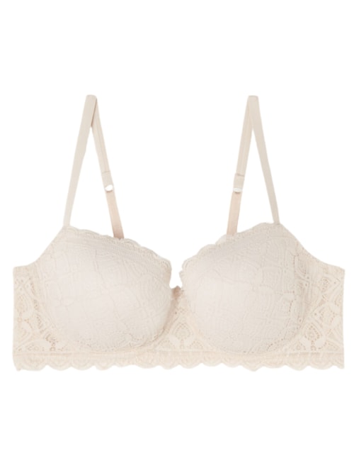 Sutiã Balconette Sofia Em Renda - Off-White