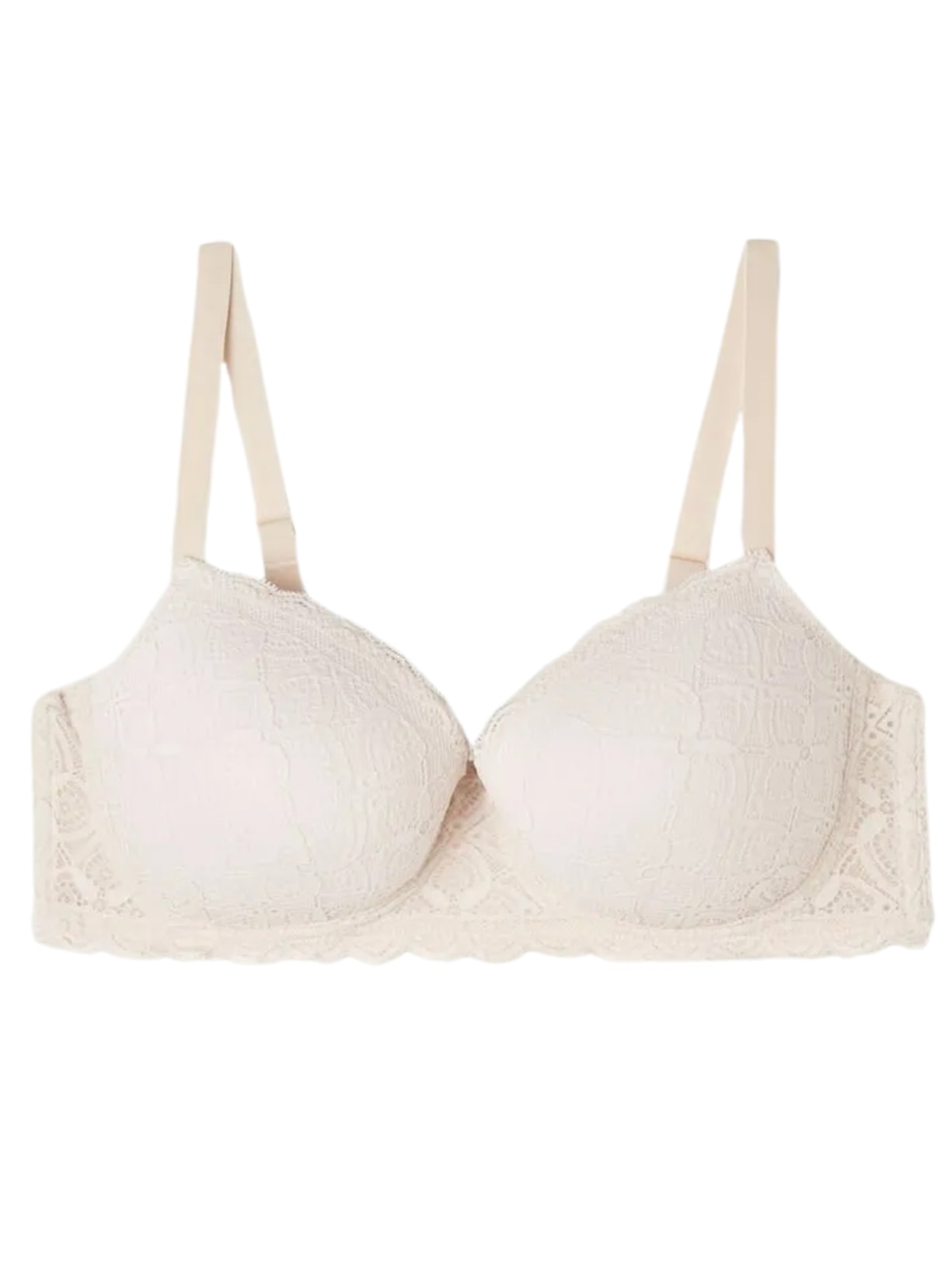 Sutiã Balconette Sofia Em Renda - Off-White