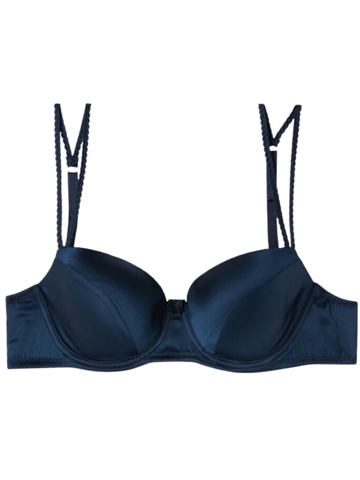 Sutiã Balconette Sofia Em Seda - Azul