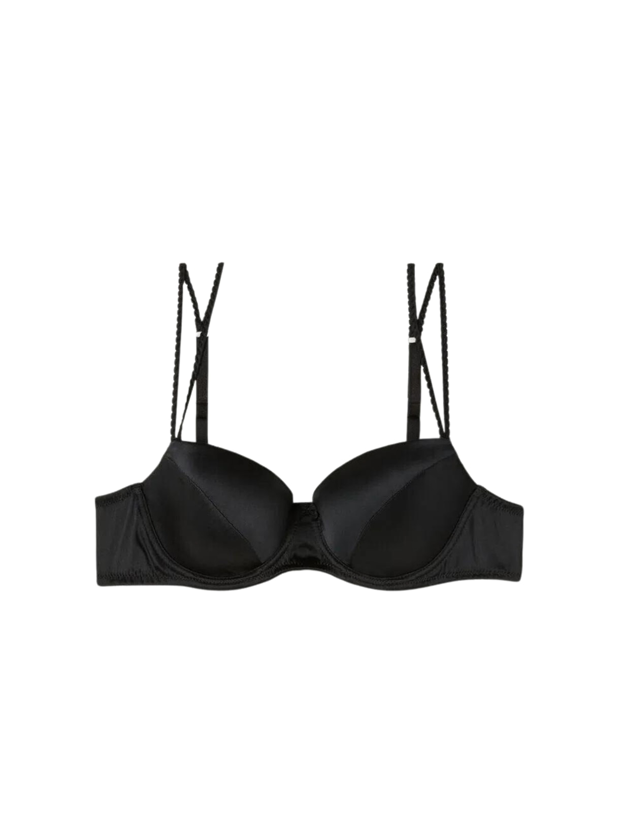 Sutiã Balconette Sofia Em Seda - Preto