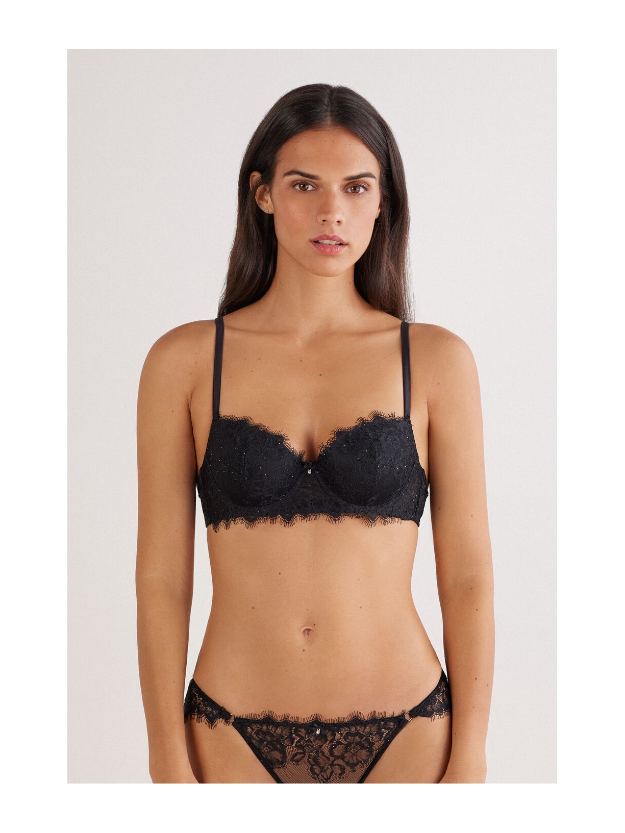 Sutiã Balconette Sofia Glimmer Of Pleasure Preto Intimissimi