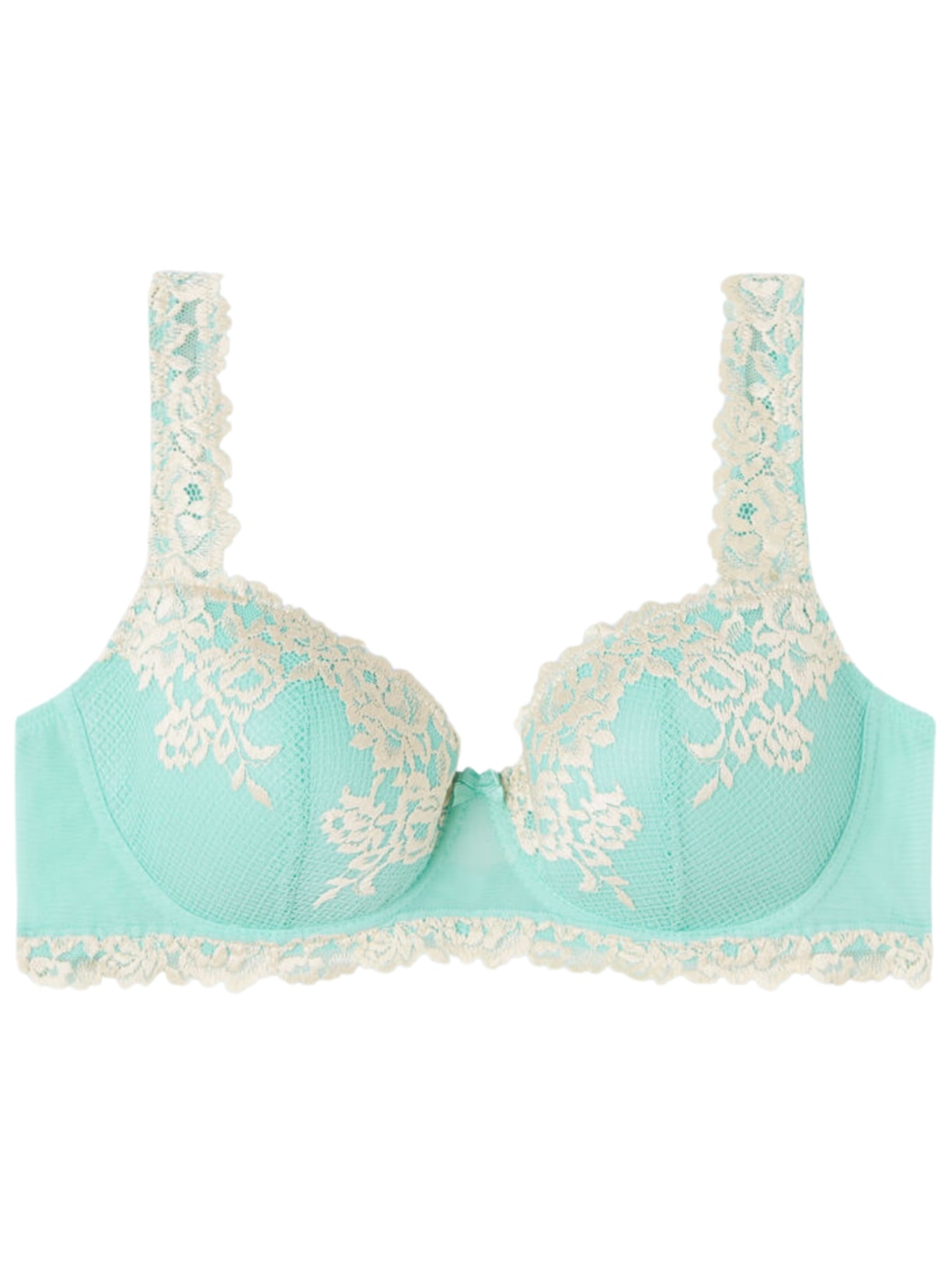 Sutiã Balconette Sofia In Pretty Flowers - Branco