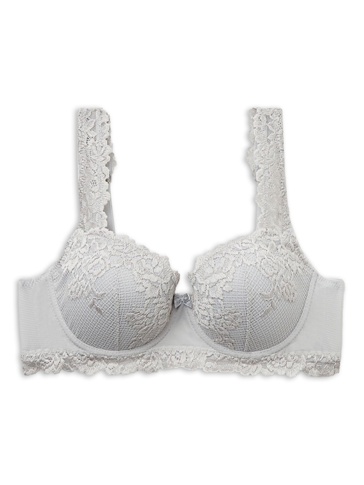 Sutiã Balconette Sofia In Pretty Flowers - Cinza