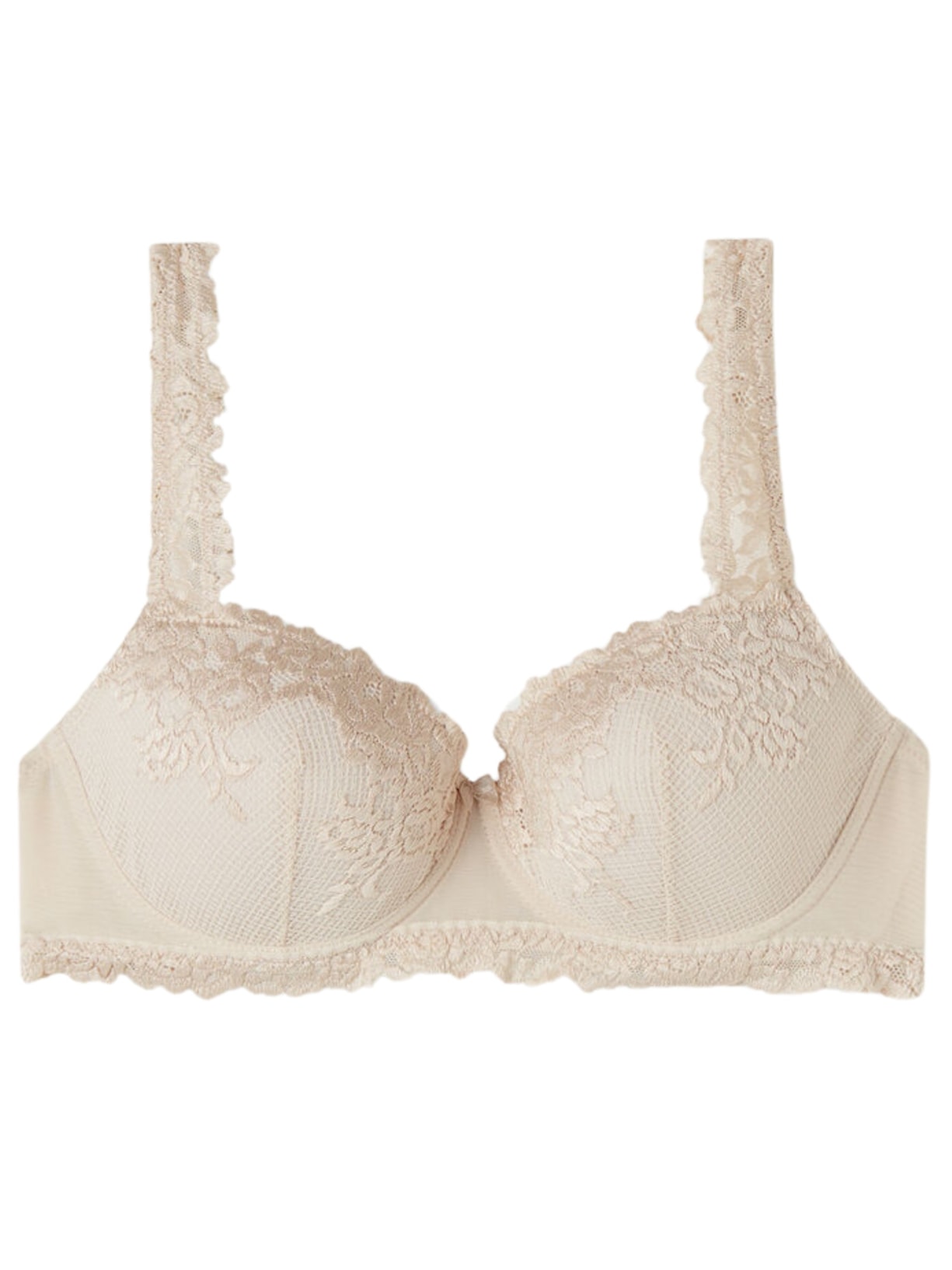 Sutiã Balconette Sofia In Pretty Flowers - Off-White