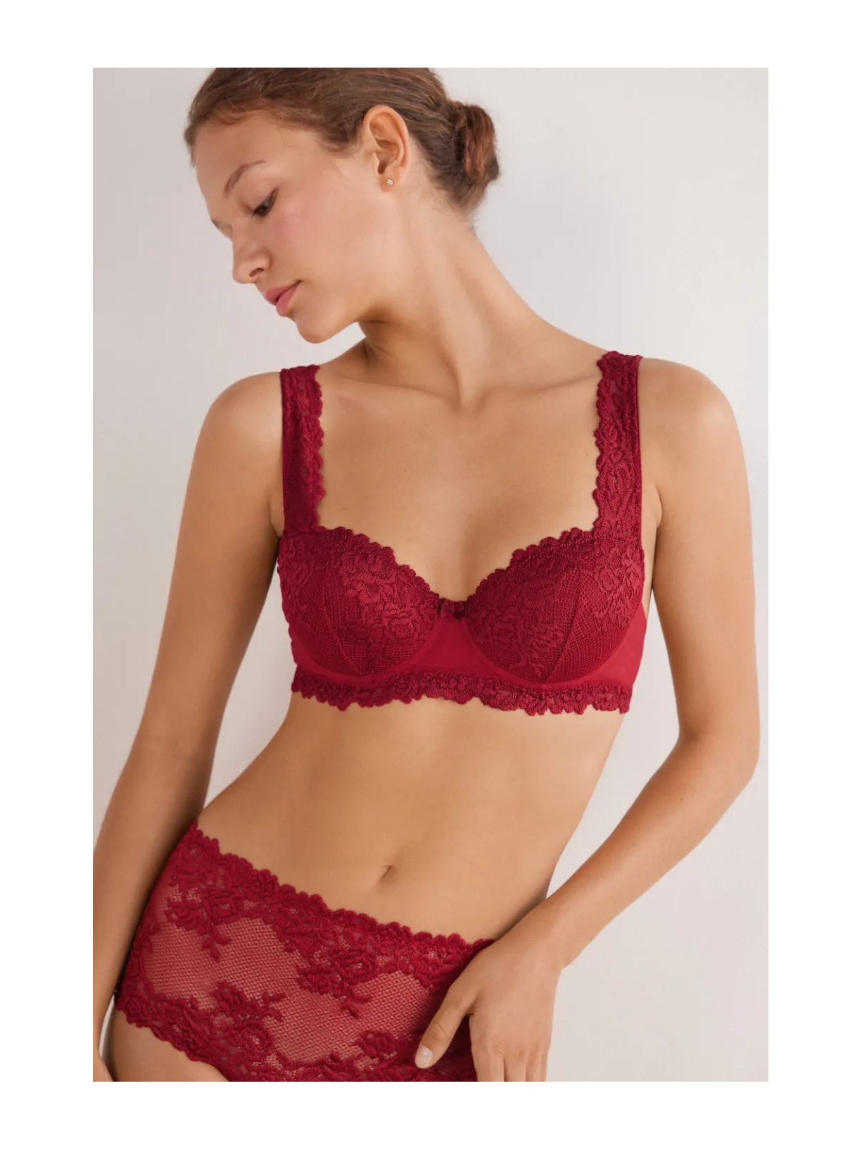 Sutiã Balconette Sofia In Pretty Flowers Vermelho Intimissimi