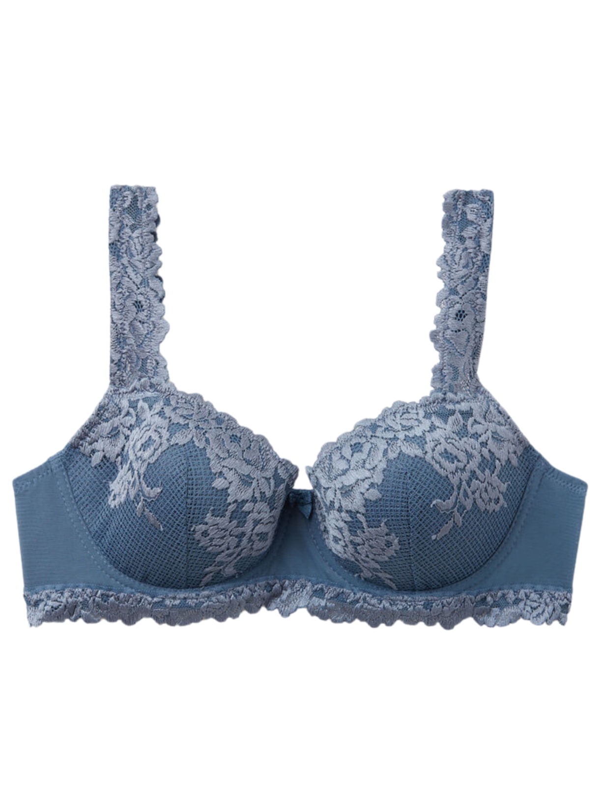 Sutiã Balconette Sofia Pretty Flowers - Azul