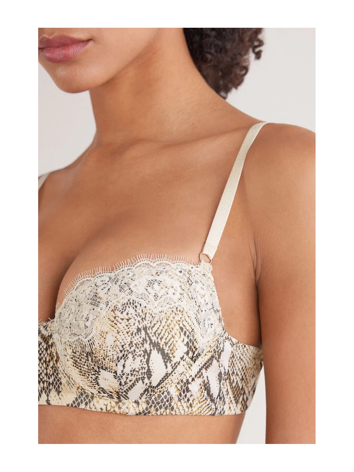 Sutiã Balconette Sofia Seductive Glamour Bege Intimissimi