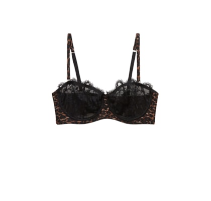 Sutiã Balconette Tomara Que Caia Sensual Attitude - Marrom