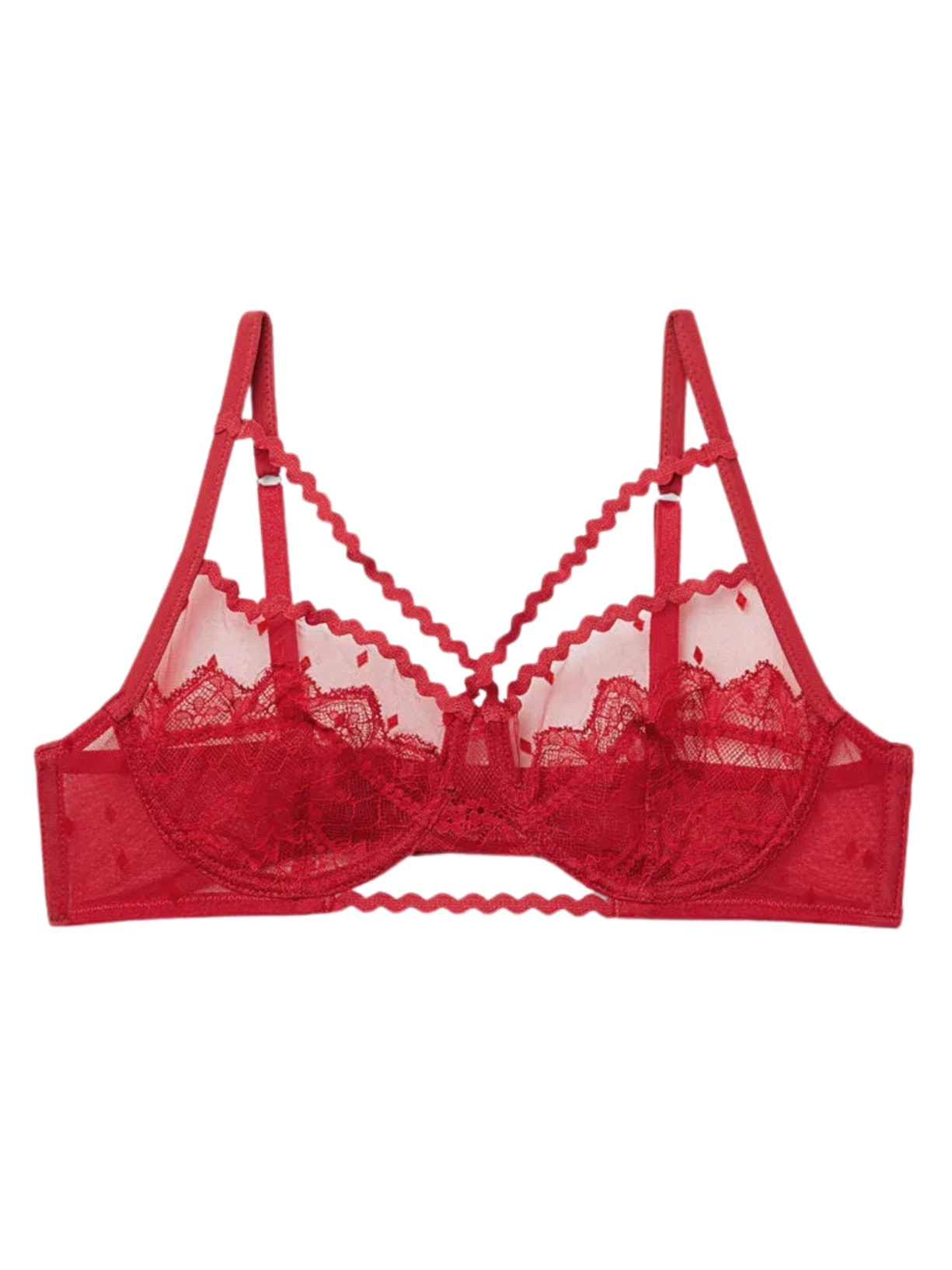 Sutiã Balconette Winter Of Love - Vermelho