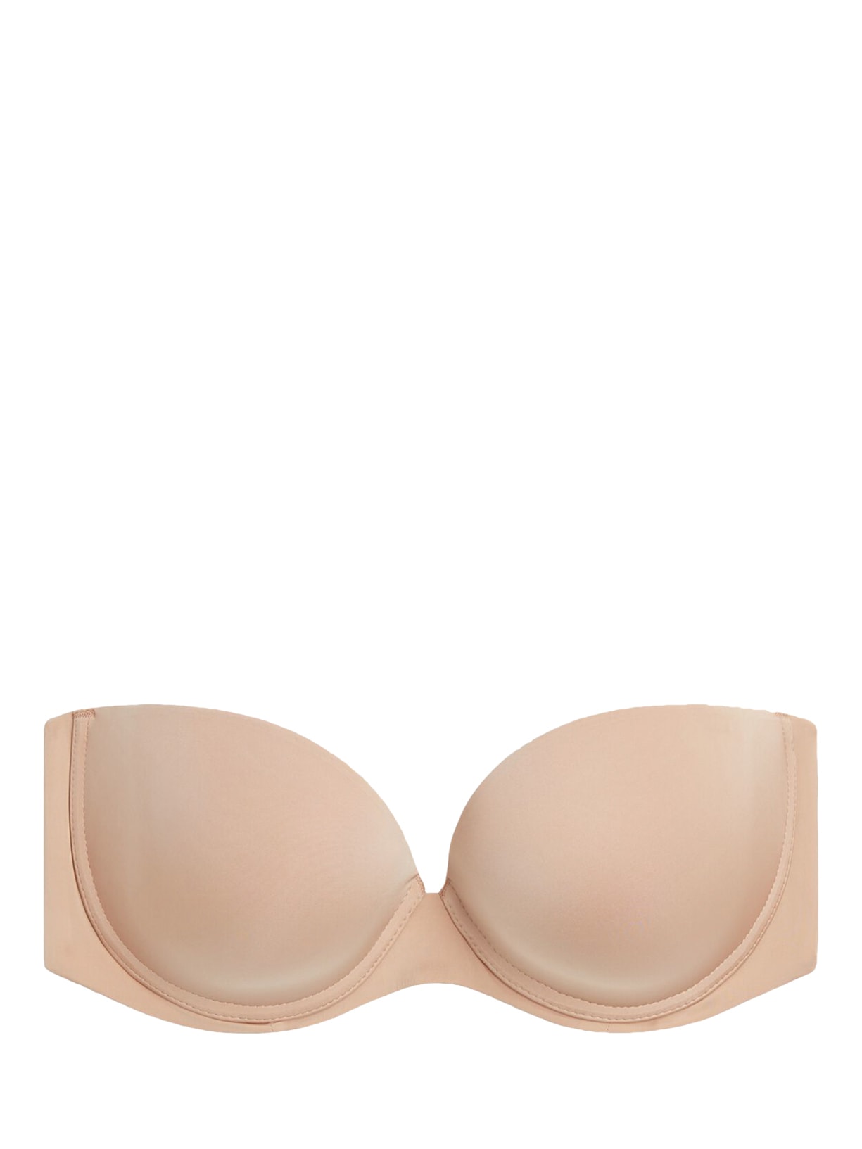 Sutiã Bandeau Anna Em Microfibra Ultralight - Bege