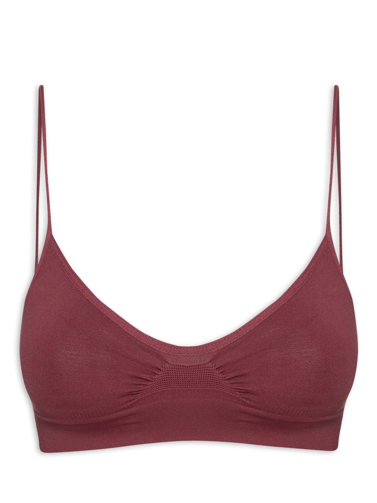 Sutiã Básico Sem Costura - Vermelho