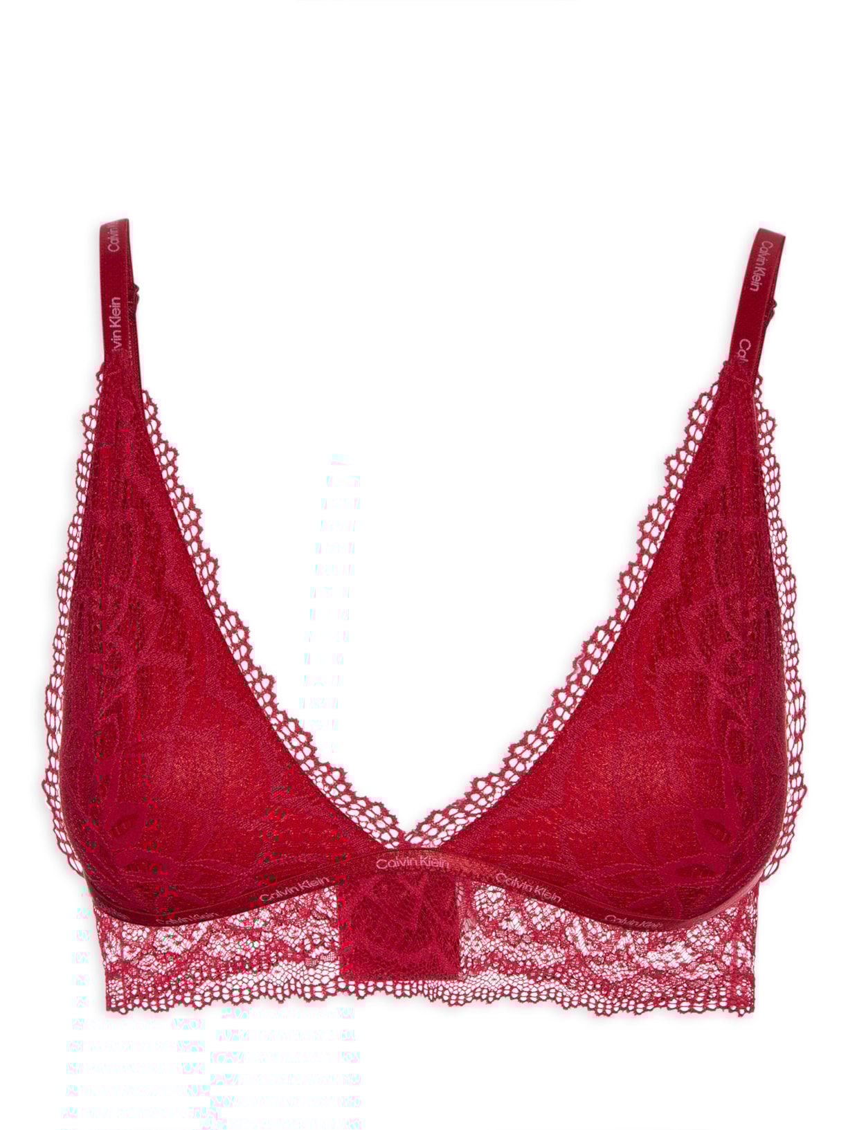 Sutiã Bralette Em Renda Vittoria - Vermelho