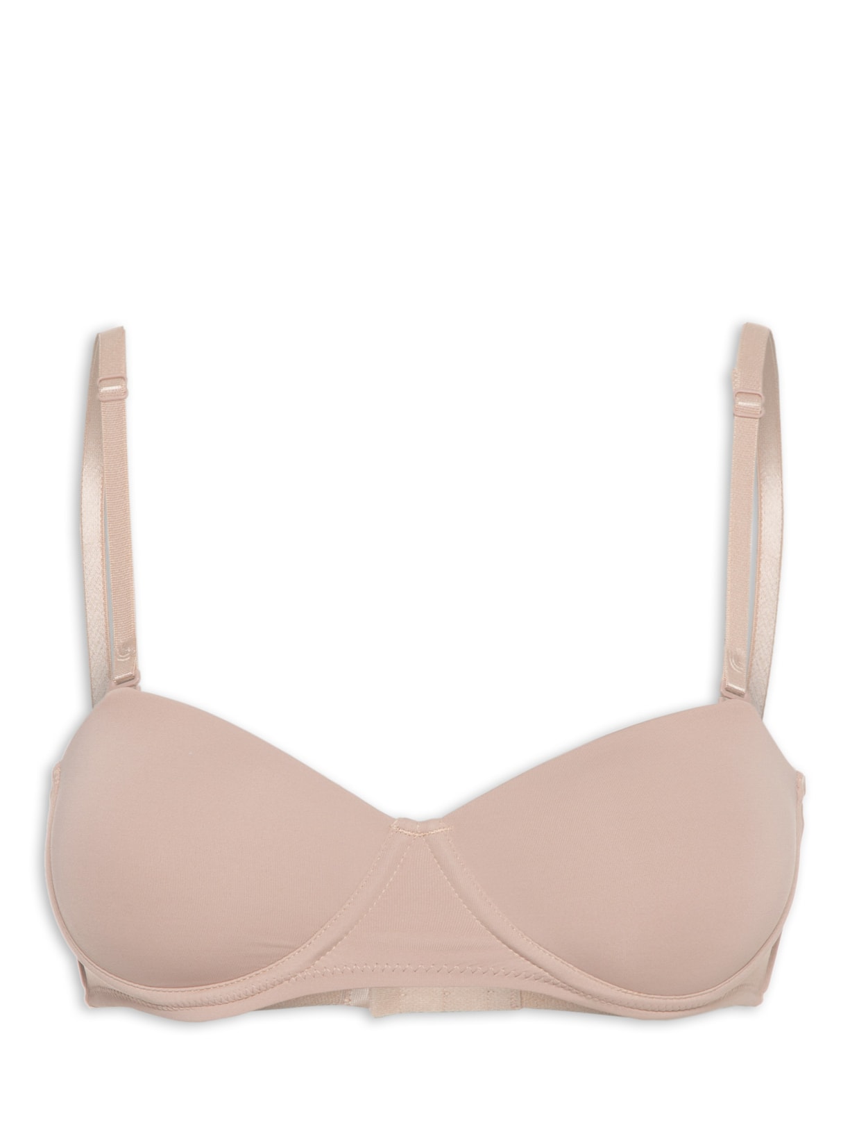 Sutiã Bustier Com Alça Removível - Bege