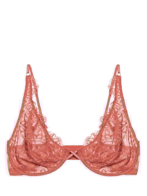 Sutiã Com Aro Sem Bojo Jéssica - Vermelho