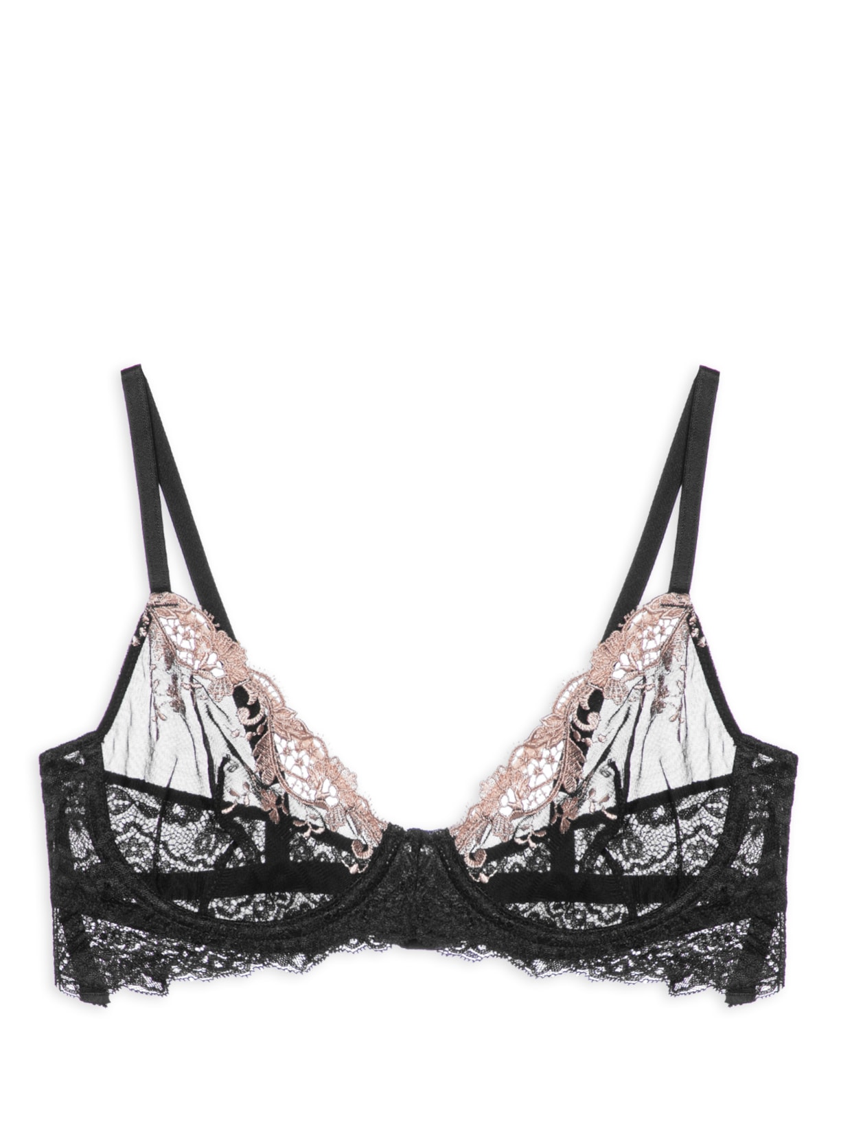 Sutiã Com Aro Sem Bojo Katia - Preto