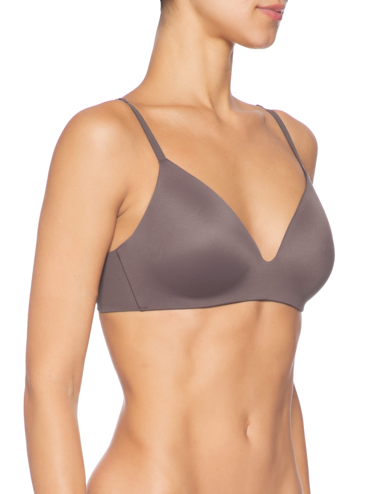 Sutiã Com Bojo Sem Aro Perfectly Fit – Marrom Calvin Klein Underwear