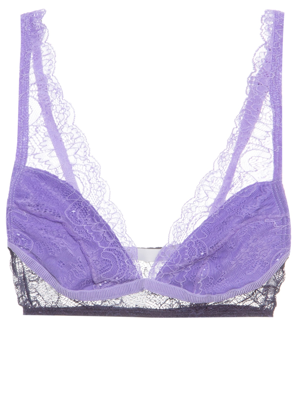 Sutiã De Renda Bicolor - Lilás