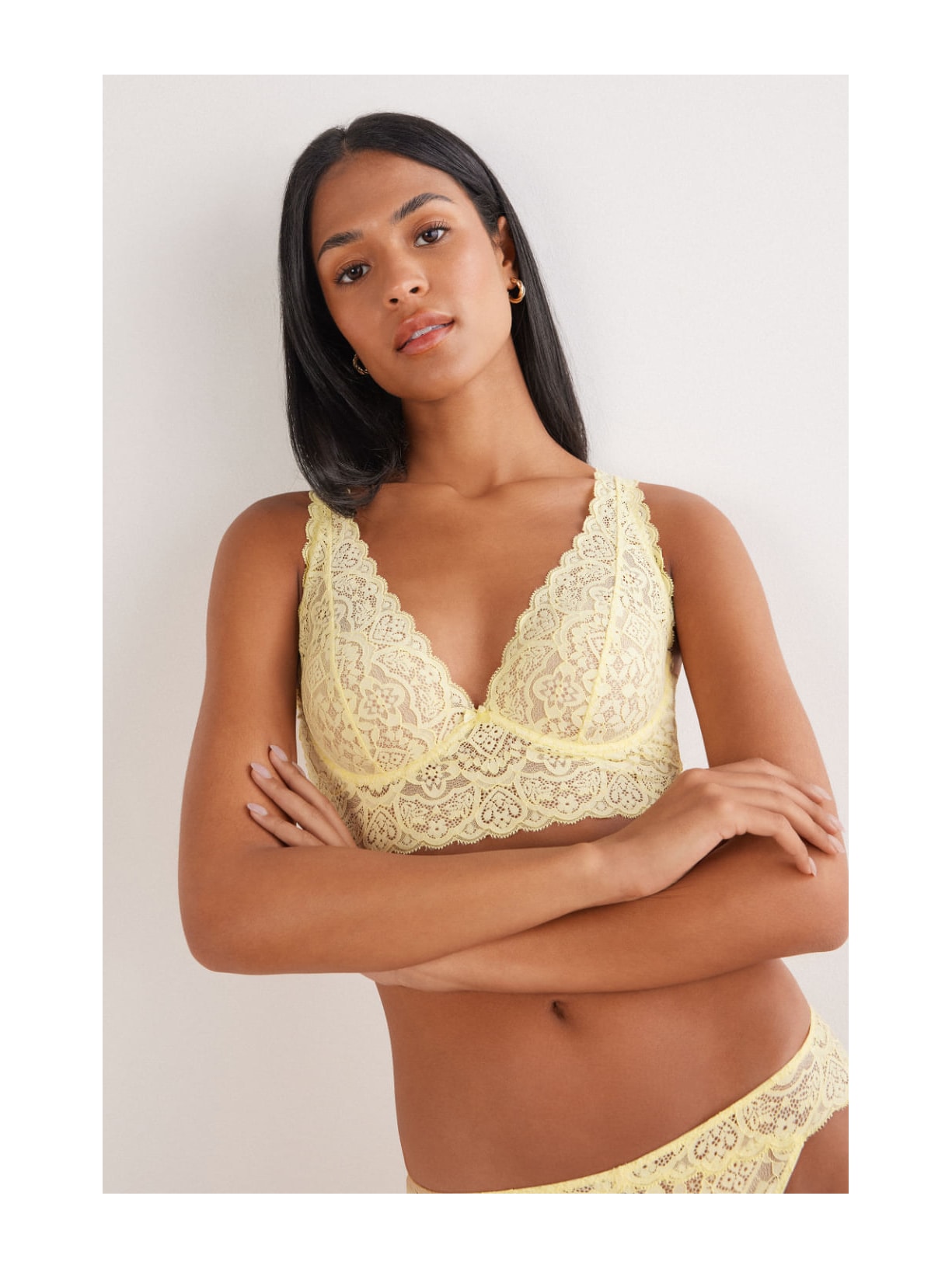 Sutiã Eleonora Em Renda Amarelo Intimissimi