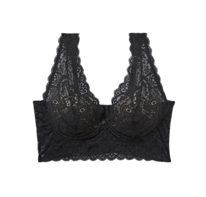 Sutiã Eleonora Em Renda - Preto