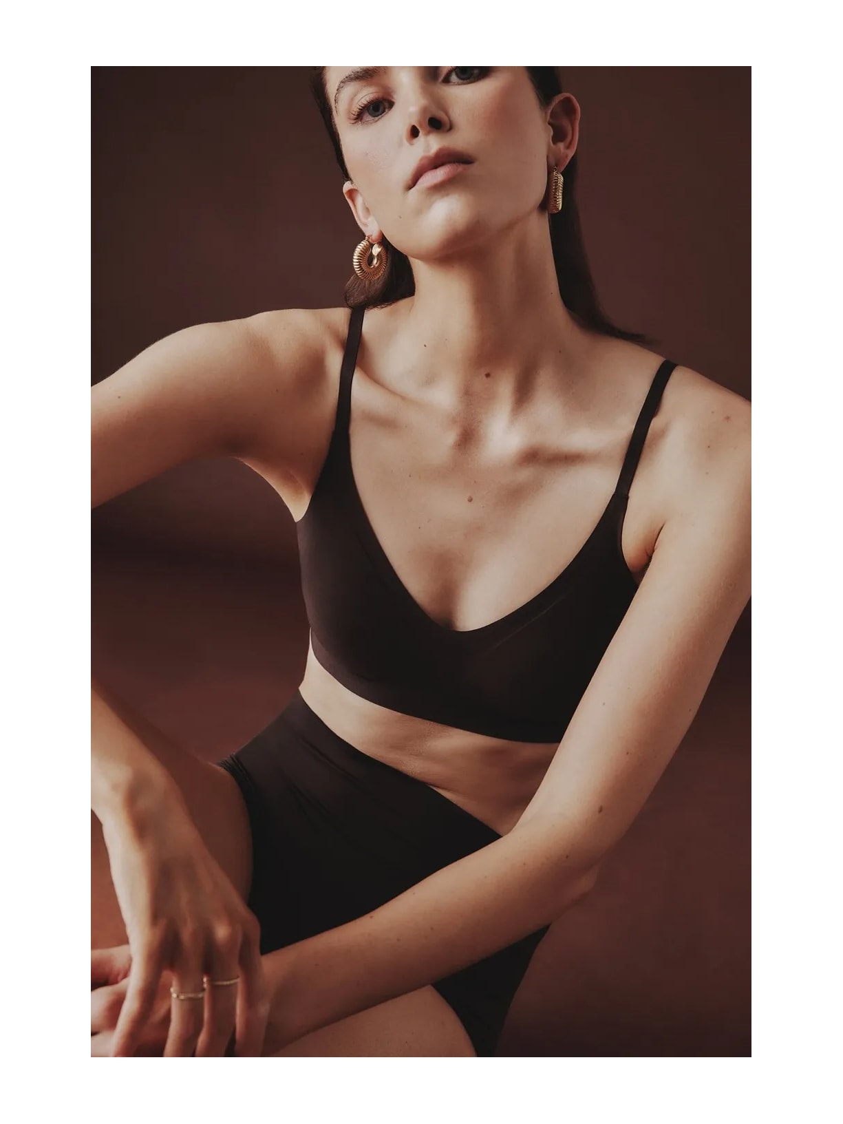 Sutiã Eri Em Microfibra Marrom Intimissimi