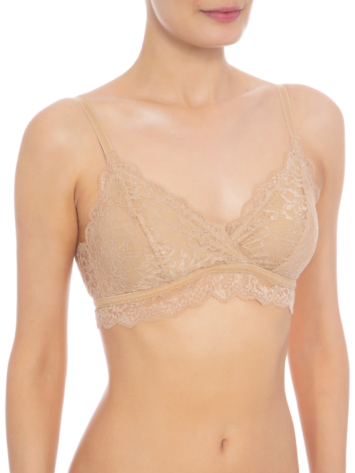 Sutiã L Bege Valisere