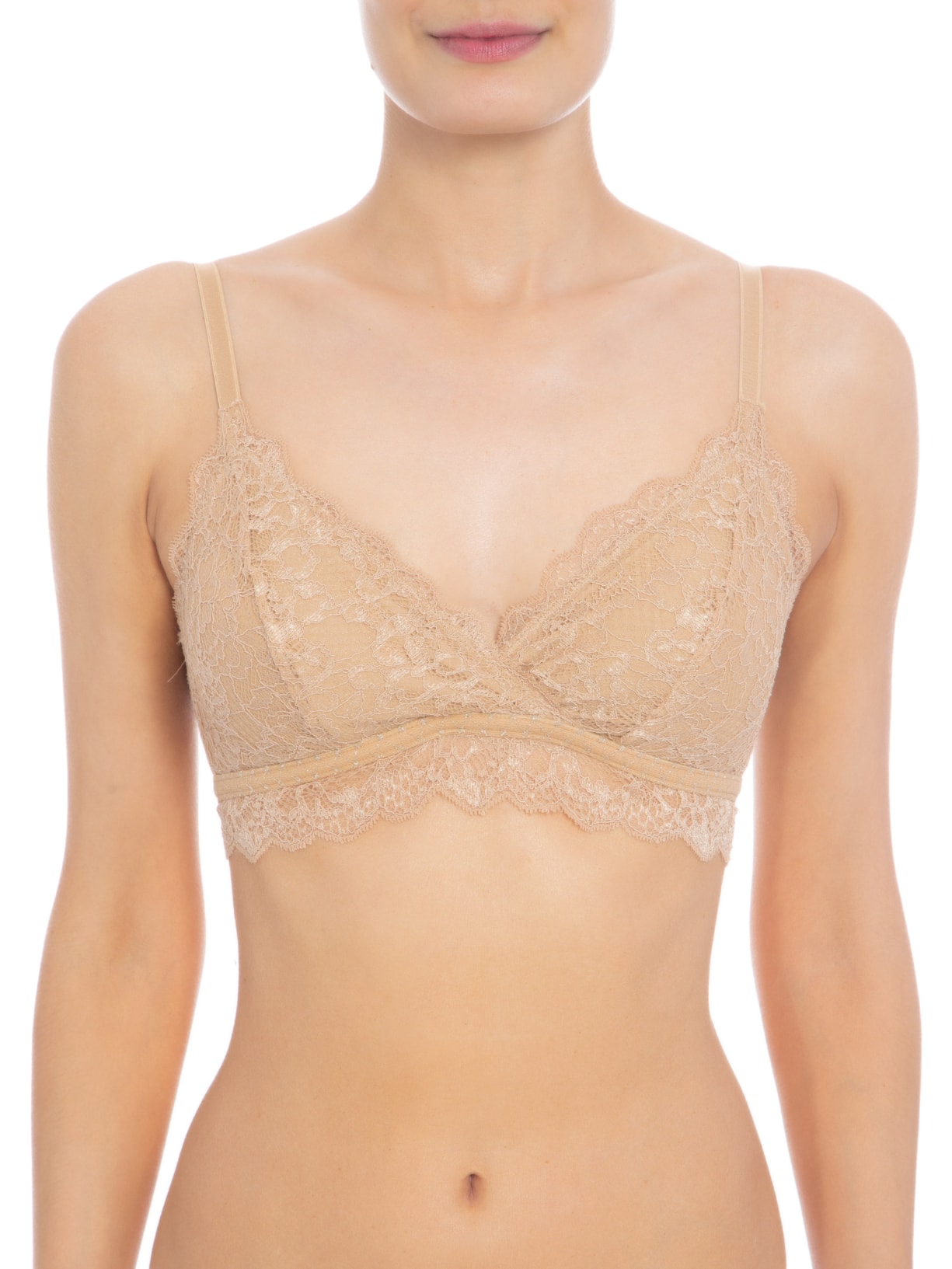 Sutiã L Bege Valisere