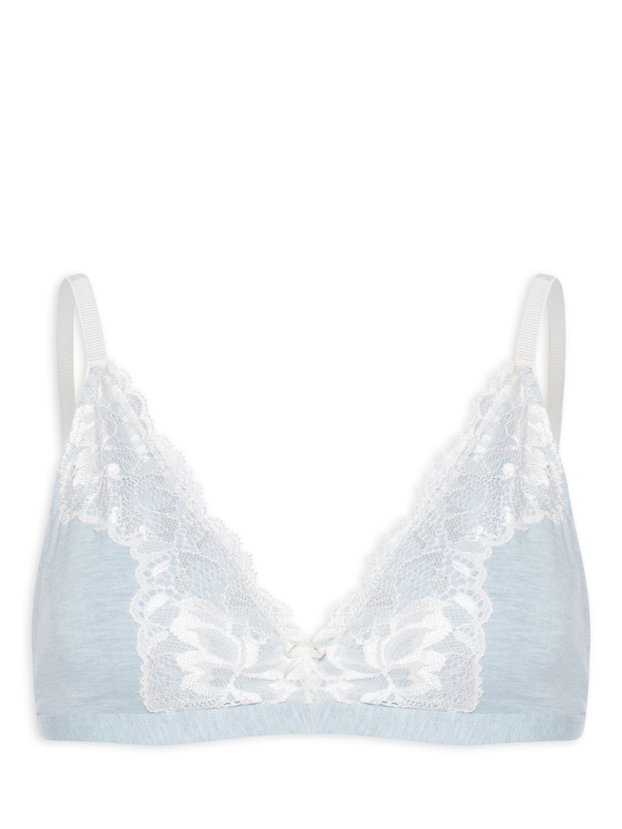 Sutiã Lenço Flower Cotton - Azul