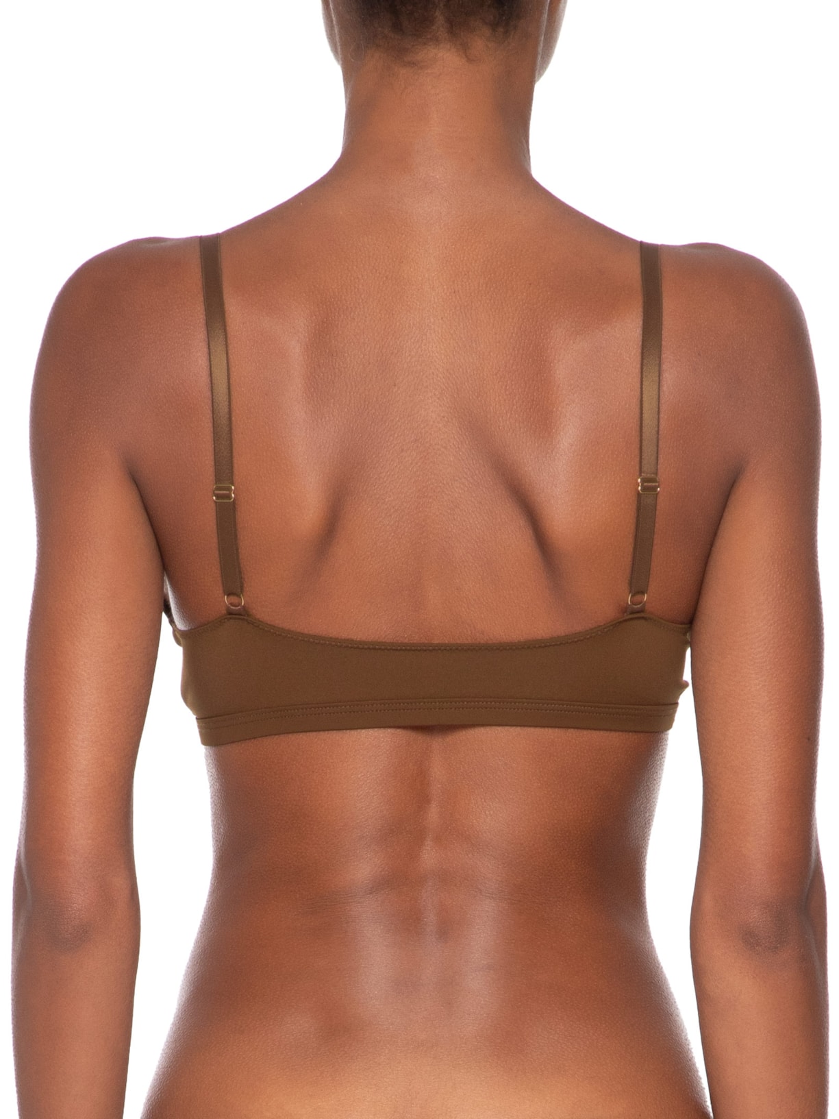 Sutiã Lenço Poliamida Maya Marrom Jogê