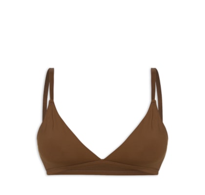 Sutiã Lenço Poliamida Maya - Marrom