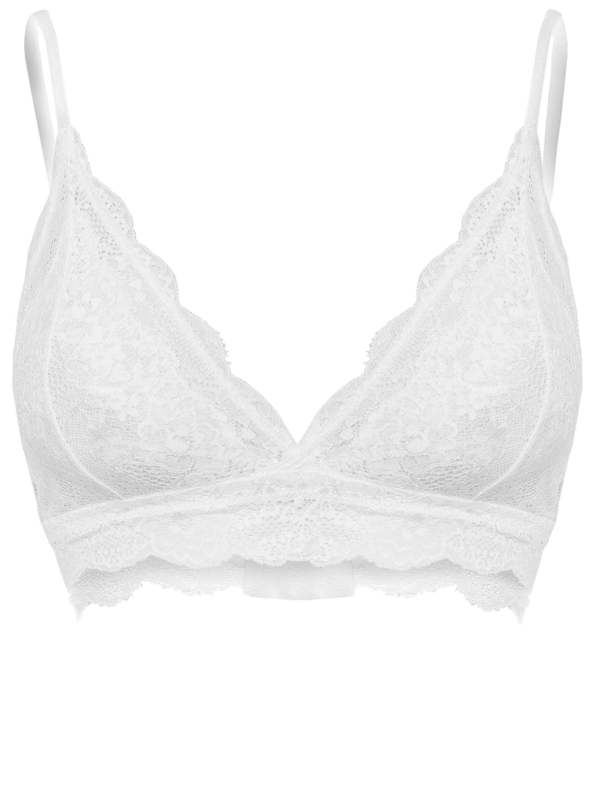 Sutiã Lenço Renda Basic - Branco