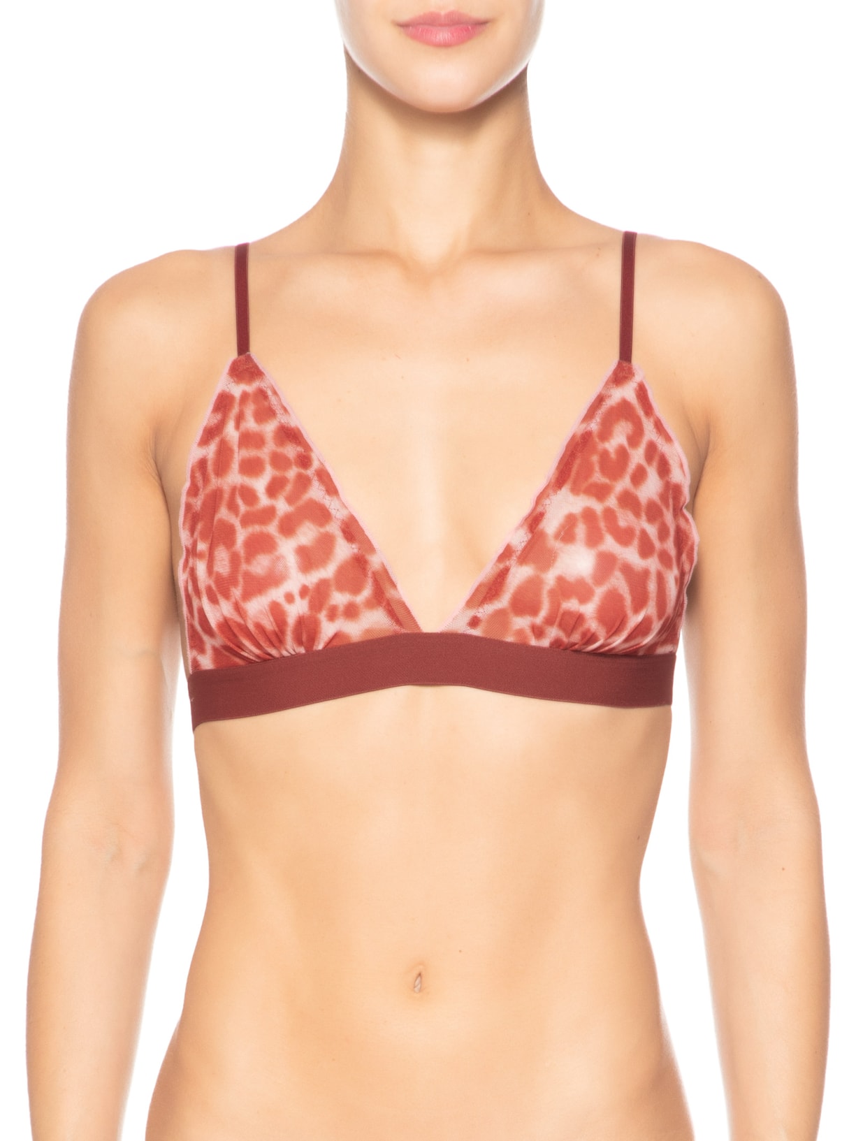 Sutiã Lenço Tule Luciana Vermelho Jogê