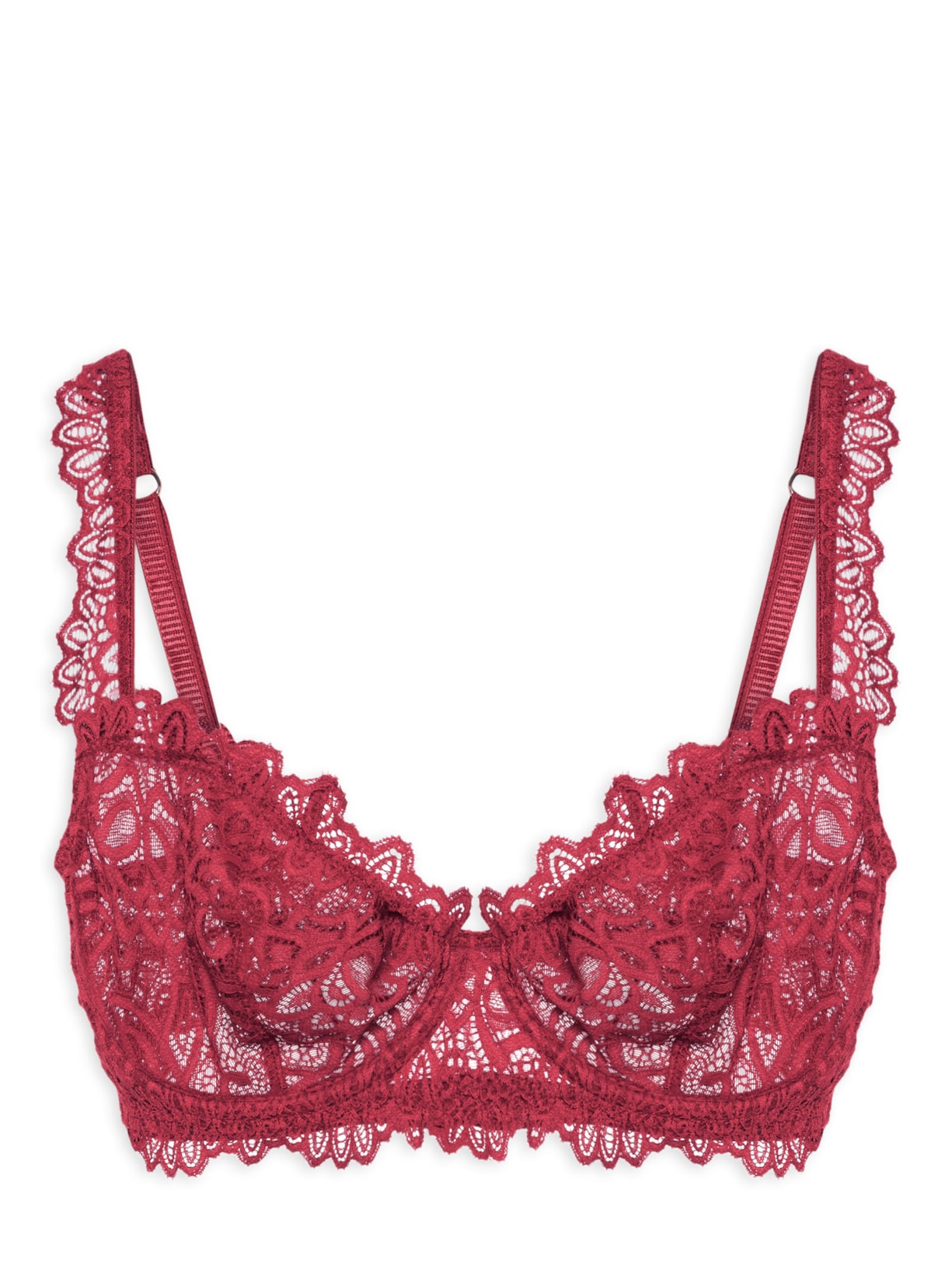 Sutiâ Leve Com Aro Vermelho Valisere