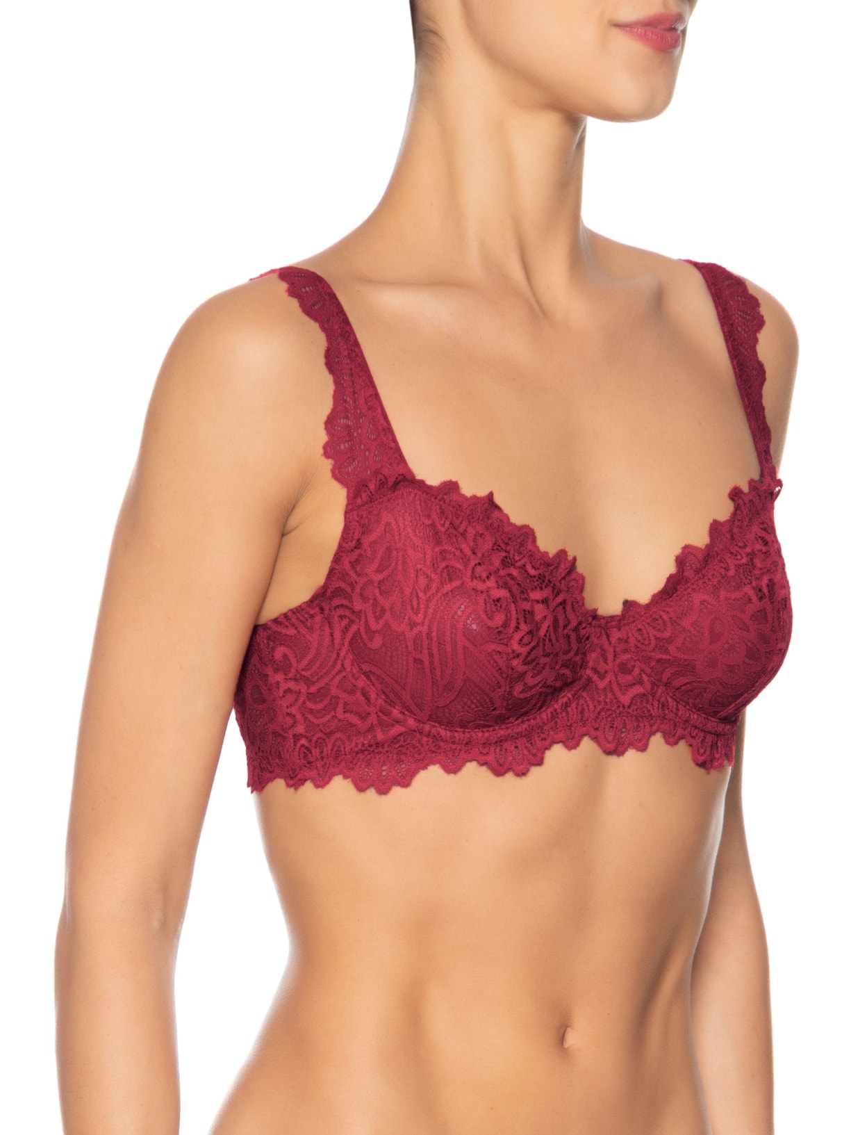 Sutiâ Leve Com Aro Vermelho Valisere