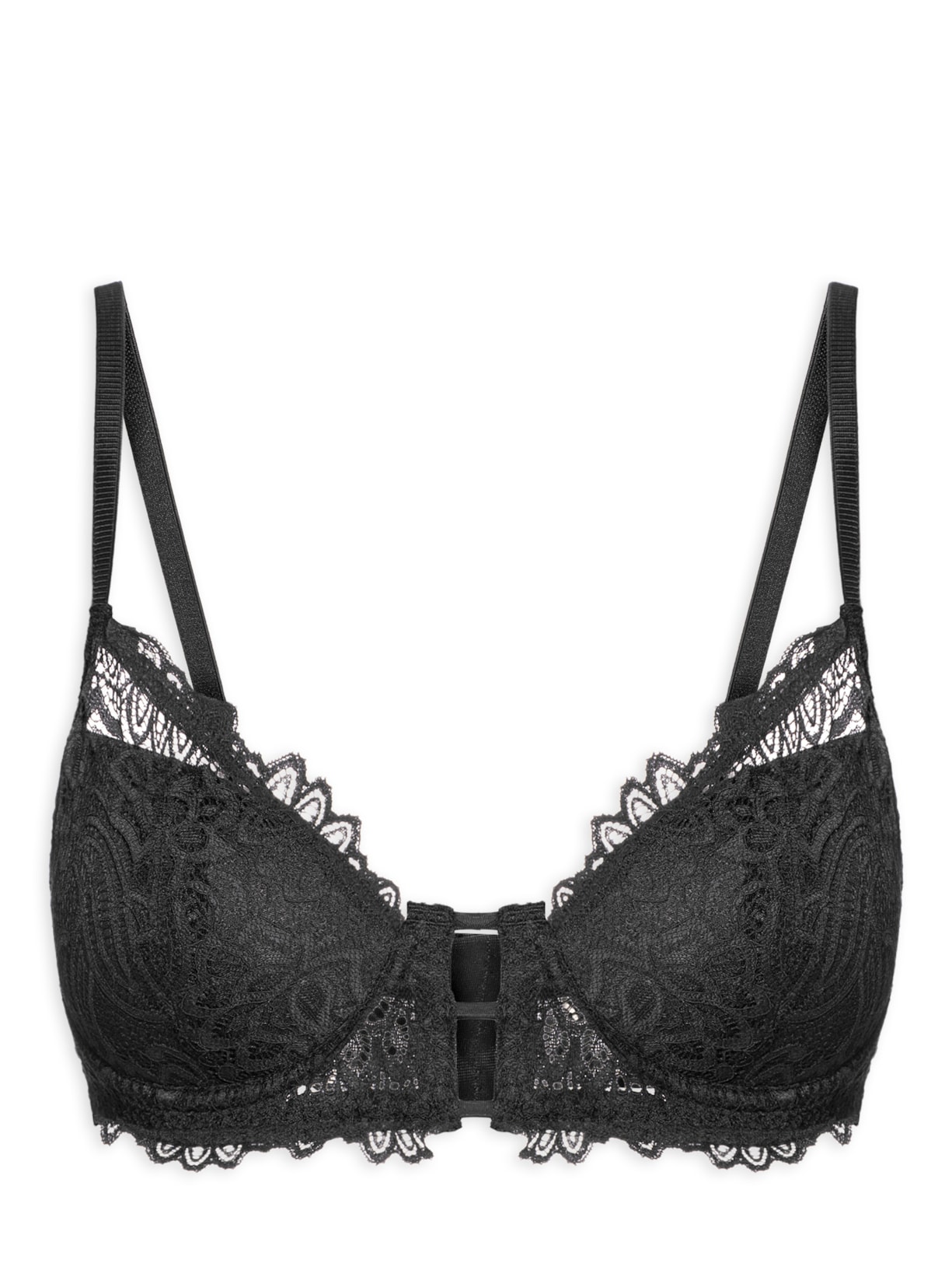 Sutiã Manta Com Aro Preto Valisere