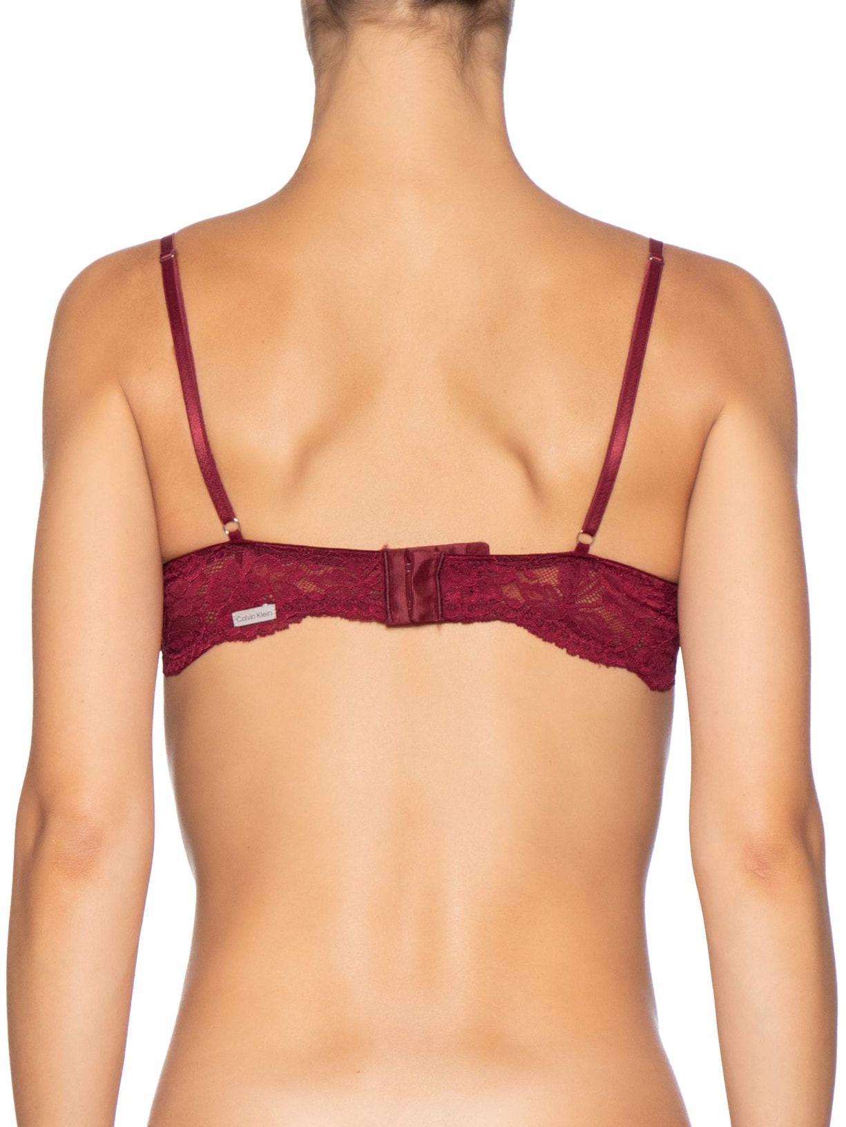 Sutiã Meia Taça Underwire Classic Lace Vermelho Calvin Klein Underwear