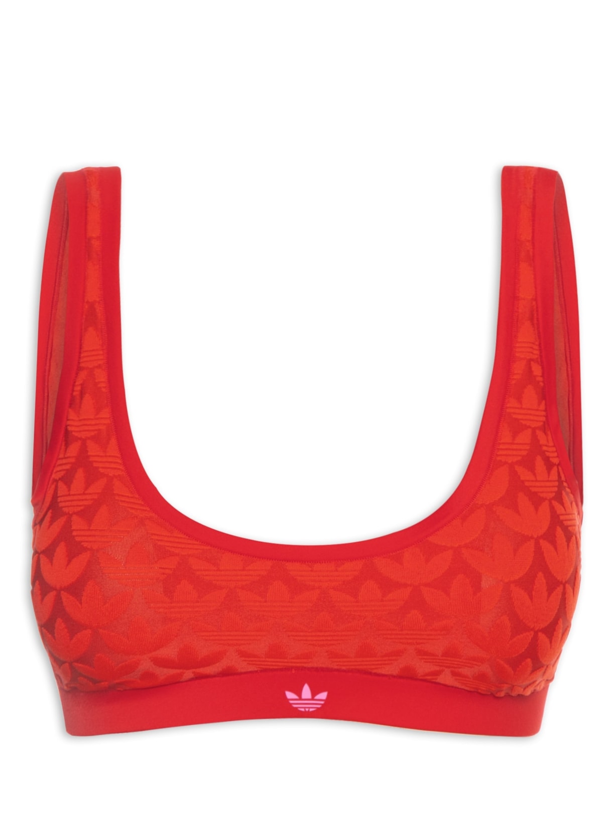 Sutiã Microterrot Monogram Comfort Scoop Bra - Vermelho