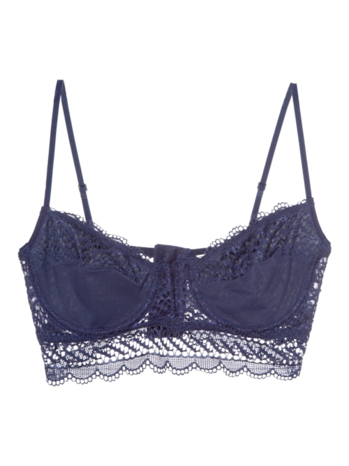 Sutiã Mini Corpete - Azul