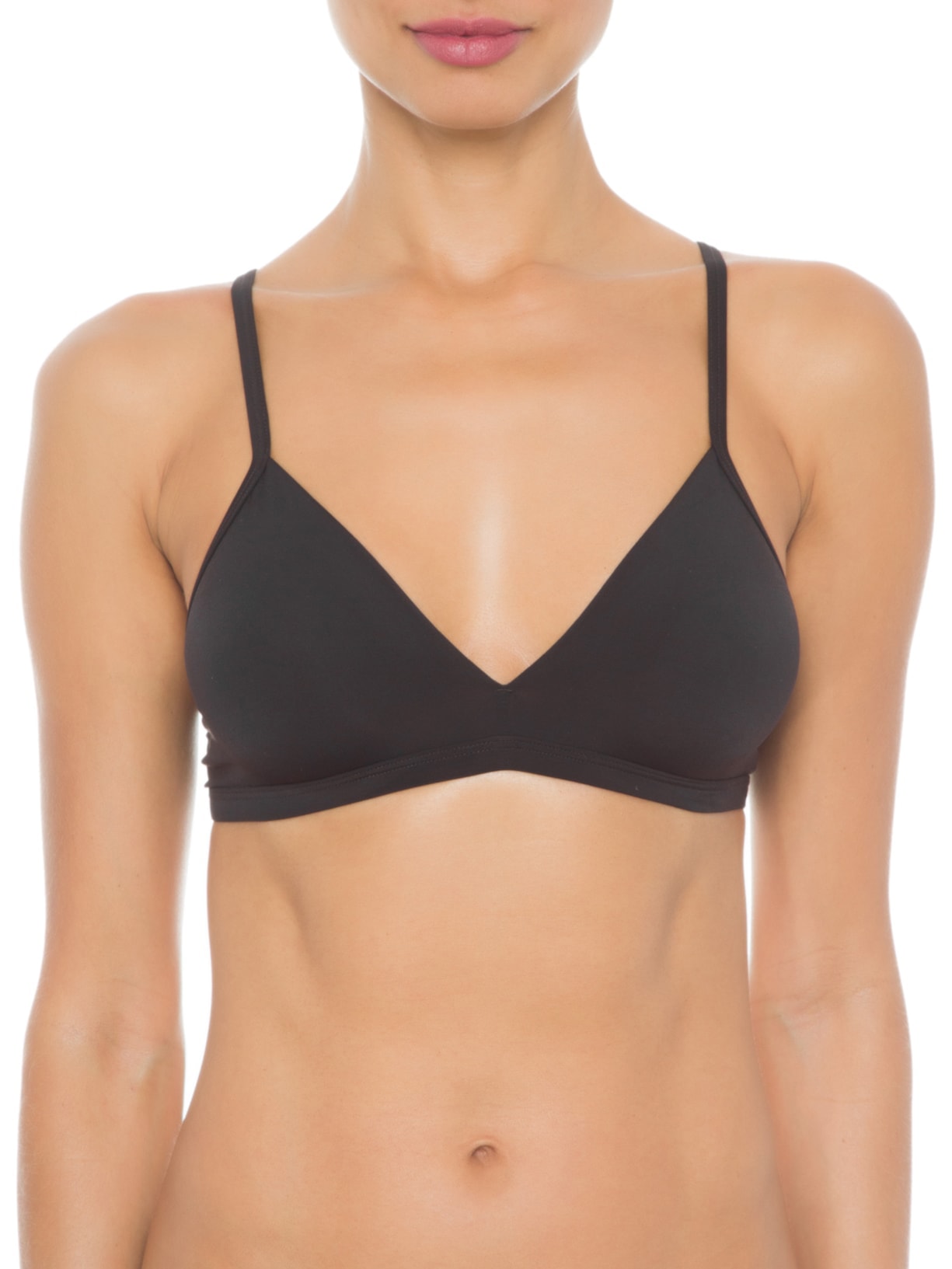 Sutiã Moldado Leve Microfibra Comfy Preto Jogê