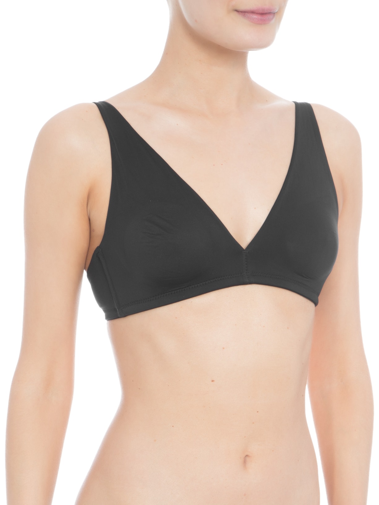 Sutiã Moldado Microfibra Comfy Preto Jogê