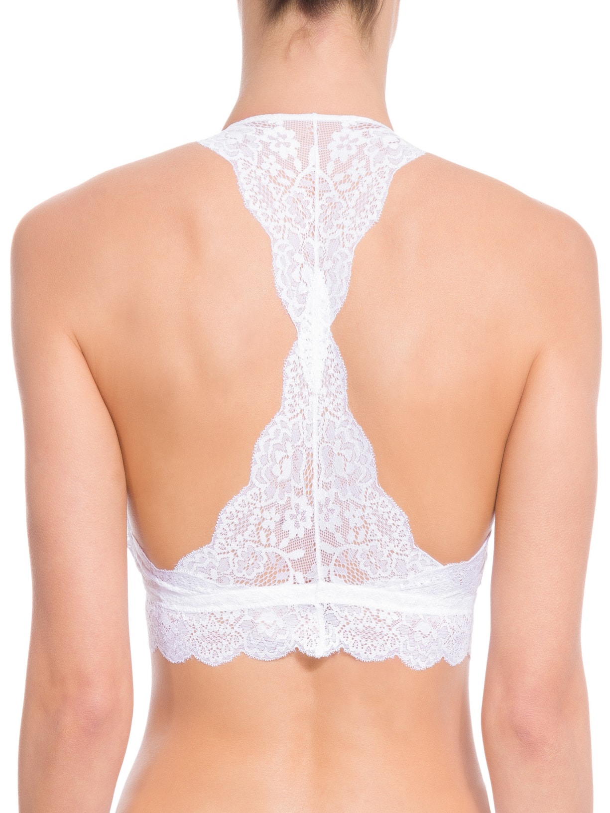 Sutiã Nadador Renda Basic Me Branco Jogê