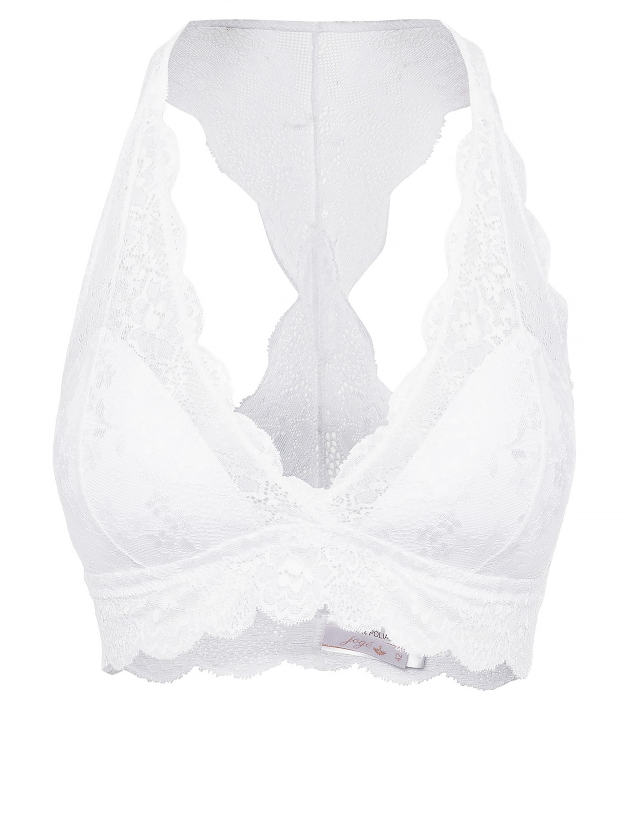 Sutiã Nadador Renda Basic Me Branco Jogê