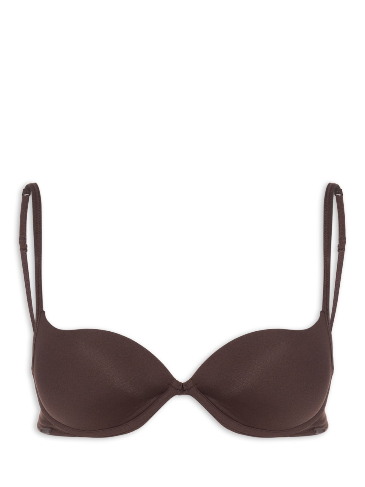 Sutiã Push Up Básico Todo Dia - Marrom