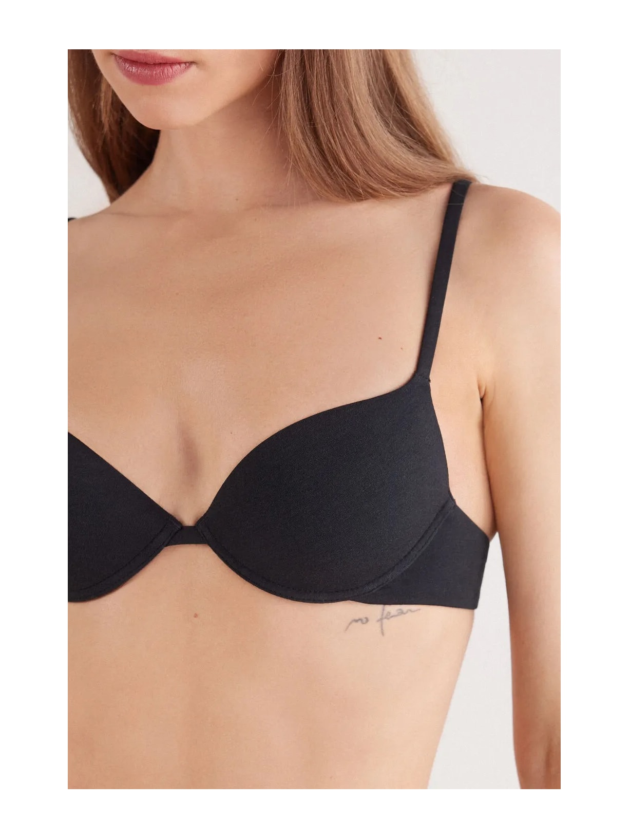 Sutiã Push-Up Bellissima Em Algodão Ultralight Preto Intimissimi