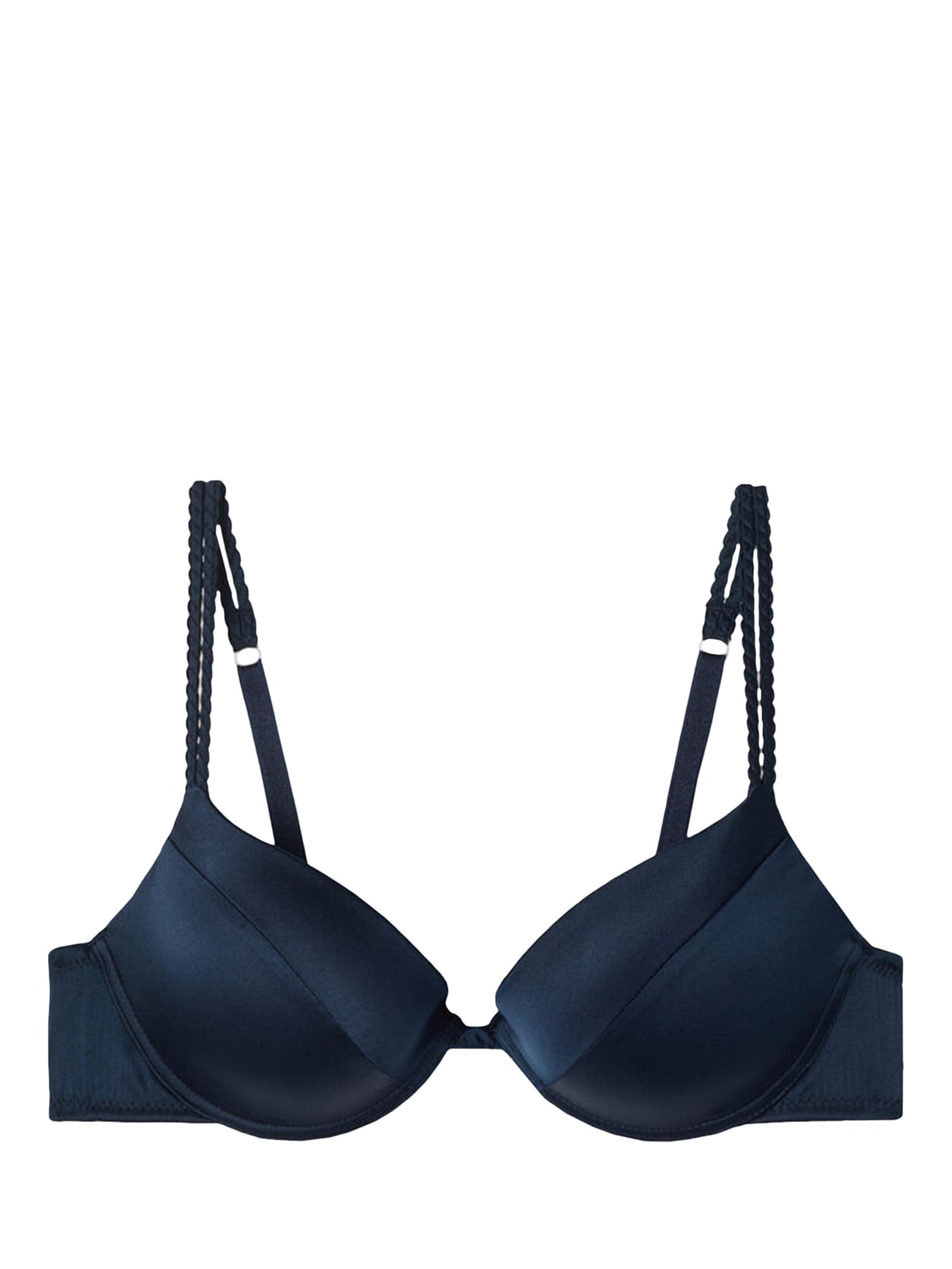 Sutiã Push-Up Bellissima Em Seda - Azul